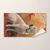 Pasteur anatolien en automne Feuilles automne Insp (Serviette à main)