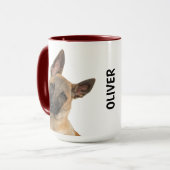 Pasteur belge Mug personnalisé (Devant gauche)