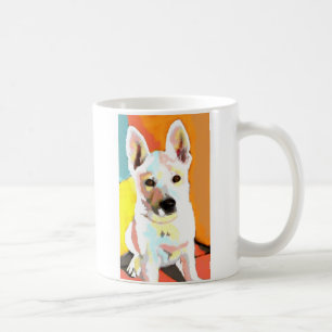 Pasteur blanc Mug de chiot