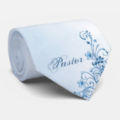 Pasteur - Cravate masculine : Sky Blue Elegance (Roulé)