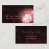 Pasteur de coeur vivant d'église dans la carte de (Devant / Derrière)