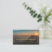Pasteur de l'église Sunrise Mountain Cartes de vis (Debout devant)
