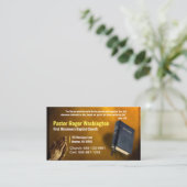 Pasteur d'or ou Carte de visite de l'église de la (Debout devant)