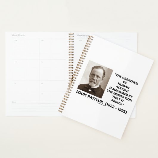 Pasteur Grootsheid van menselijke acties Inspirati Planner (Display)