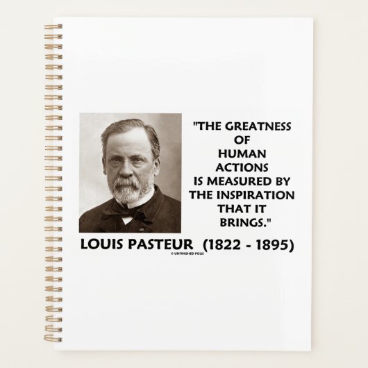 Pasteur Grootsheid van menselijke acties Inspirati Planner (Voorkant)