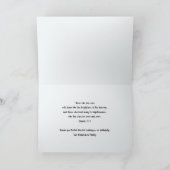 Pasteur Nom Appréciation Merci Sunset Card (Intérieur)