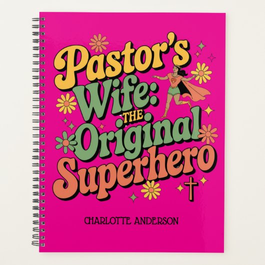 ✝️ Pasteur's Femme Planificateur Jour d'appréciati (Devant)