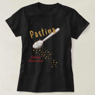 Pastina Italiaans Penicilline, grappige pastina it T-shirt