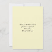 PASTOR APPRECIATION | 1E LADY | Floral bedankt (Achterkant)