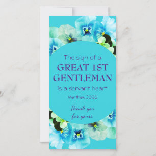 Pastor Appreciation 1ST GENTLEMAN Hartelijk dank