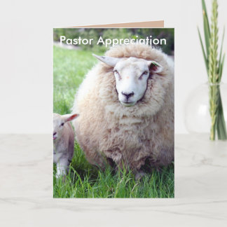 Pastor Appreciation Kaart