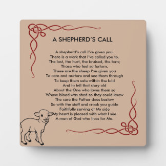 Pastor Appreciation Plaque Fotoplaat