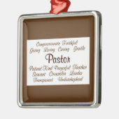 Pastor Attributen Metalen Ornament (Links)