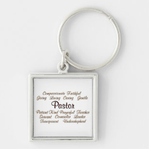 Pastor Attributen Sleutelhanger