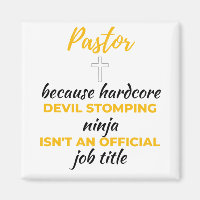 Pastor Because Hardcore Devil Stomping Ninja bl