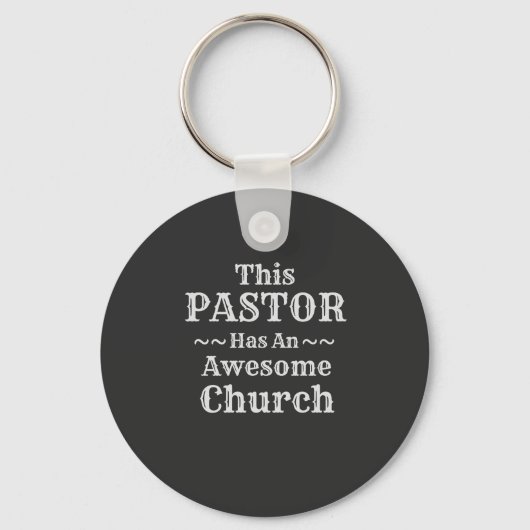 Pastor Button Sleutelhanger (Voorkant)
