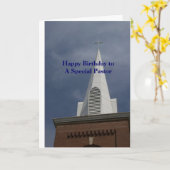 PASTOR Carte d'anniversaire - Steeple (Fleur jaune)