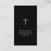 pastor | Christelijk kruisje Visitekaartje (Achterkant)