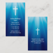 pastor | Cross Elegant Visitekaartje (Voorkant / Achterkant)