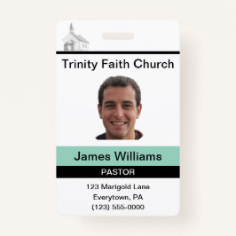 Pastor Custom Badge