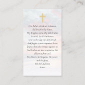 Pastor Deacon Photo Sunset Church Carte de visite (Dos)