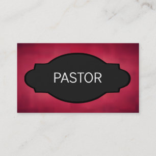 Pastor Elegant Naam Bord Visitekaartje