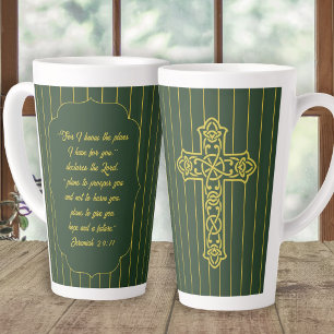 Pastor Geschenkplannen die ik voor jou heb Schrift Latte Mok