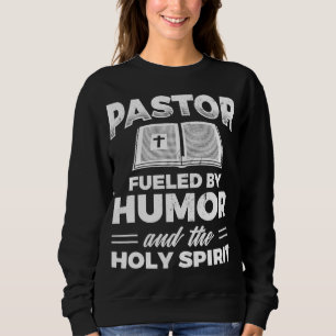 Pastor gevoed door Humor Heilige Geest Jezus Chris Trui
