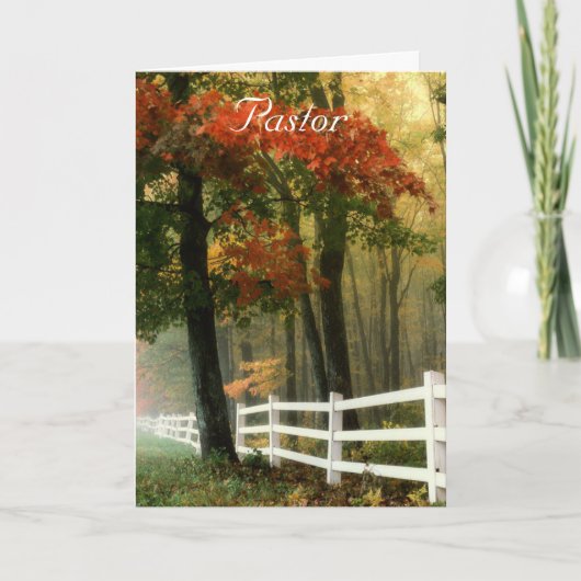 pastor kaart (Voorkant)