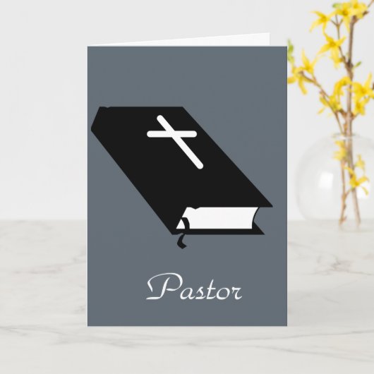 pastor kaart (Gele Bloem)