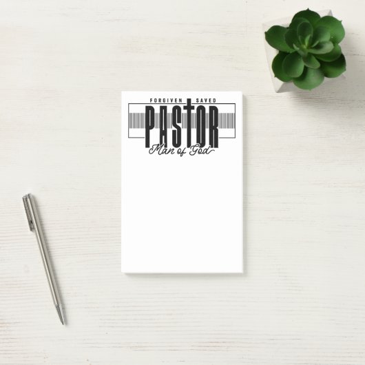 Pastor Man Of God Post-It Notes (Bureau)