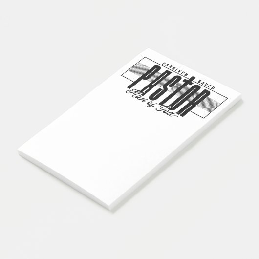 Pastor Man Of God Post-It Notes (Incliné)