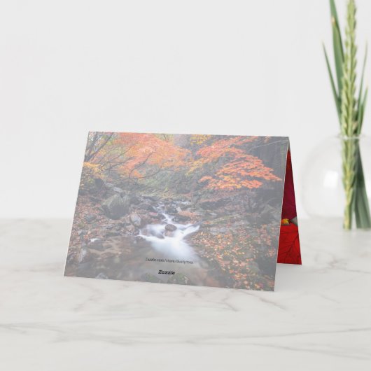 Pastor Waardering Leiderschap Schrift Herfst Bedankkaart (Achterkant)