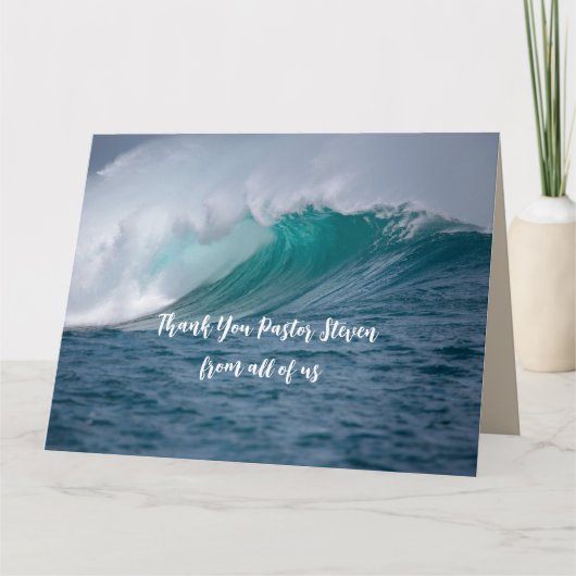 Pastor waardering van Congregatie Kaart (Voorkant)