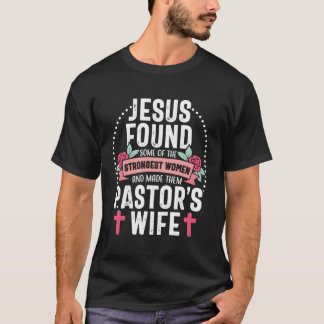 Pastor Wife Proud Jesus Christelijke Church Apprec T-shirt
