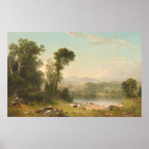 Pastoraal landschap - Asher Durand Fine Art Poster