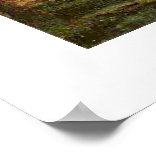 Pastoraal landschap. Door Claude Lorrain Poster (Hoek)