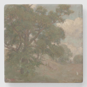 Pastoraal Landschap Louis Loeb(Amerikaans, 1866-19 Stenen Onderzetter