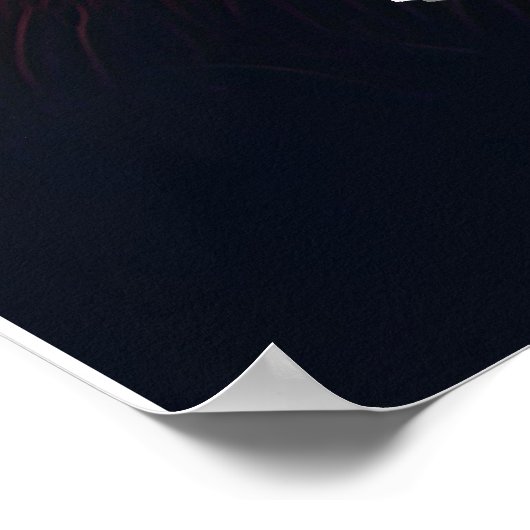 Pastoraal Sunset Mountain-landschap Poster (Hoek)