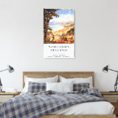Pastoral Scene Man en Dog British Railways Canvas Afdruk (Insitu (Slaapkamer))