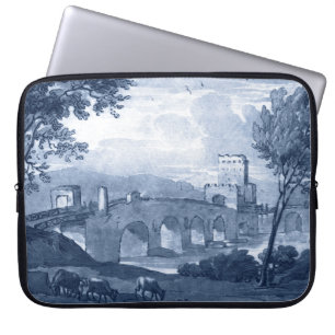 Pastoral Toile - Bridge Laptop Sleeve