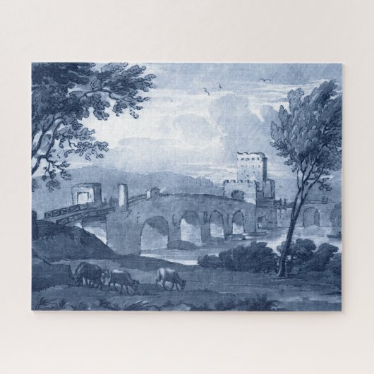 Pastoral Toile - Bridge Legpuzzel (Horizontaal)