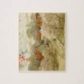 Pastoral Town Spring Puzzel (Verticaal)