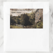 Pastorale bibliotheek sticker boekenplaat (Tas)