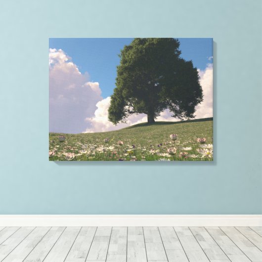 Pastorale Canvas Print (Insitu (Houten vloer))