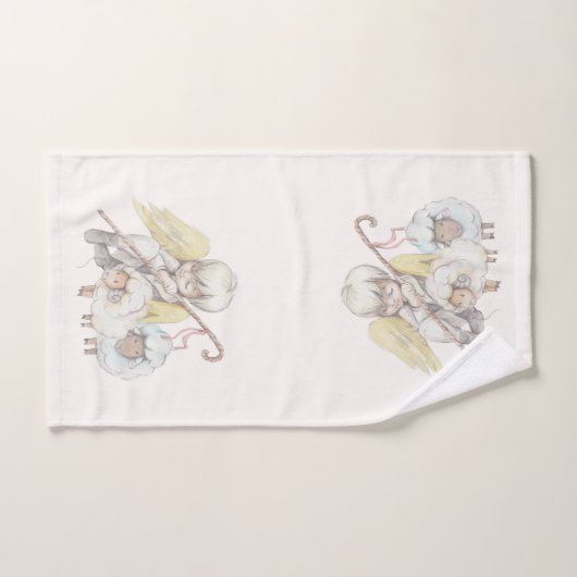 Pastorale des agneaux (Serviette à main)