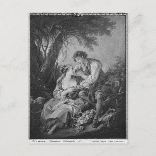 Pastorale scène briefkaart