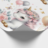 pastorie-eenhoorn cadeaupapier (Hoek)