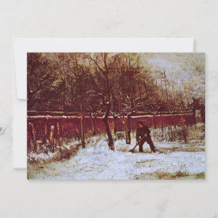 Pastorie tuin in Nuenen door Vincent van Gogh