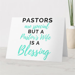 Pastors Are Special But A Pastor's Wife Bl Kaart